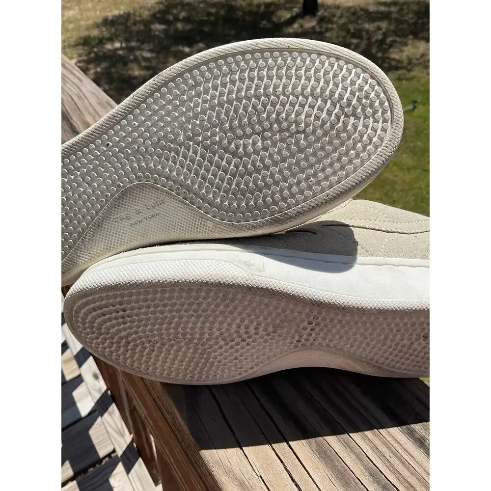 Rag & Bone Biege Suede Low Top Sneakers Womens Hook Loop Streetwear Size 37